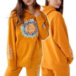 Urban Outfitters Outkast Orange Flame Oversized Hoodie Sweatshirt S/M Photo 0