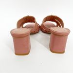 Urban Outfitters  Jackie Cut Out Faux Leather Sandals 7 Pink Photo 4