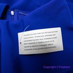 New! Aidan Mattox royal blue‎ strapless ruffle top, US size 14 Blue Photo 15