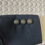 Moschino  Womens Black Wool blend Front Button Peacoat Size 40 Photo 7