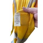 Jessica London Striped Maxi Dress Yellow Size 20W Minimalist Summer Coastal Boho Photo 3