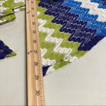 RUBY RD.‎ Women’s Asymmetrical Shrug Cardigan Size Small Green Blue and White Photo 3