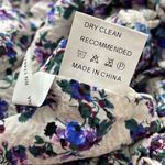 70/21 Off-Shoulder Floral Print Puff Sleeve Crop Top Size XS NEW Photo 7