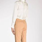 Equipment NWOT  Cream Satin Button Front Blouse  Photo 2