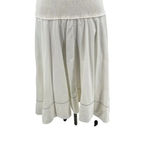 Proenza Schouler White Label Smocked Poplin Midi-Dress White Size US 8 Photo 5