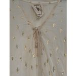 Z&L Swim Tassel Cactus Cream Swim Suit Coverup V Neck Large Photo 7