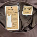 NWT NUE by Shani Size 8 Brown Fit & Flare Gold Belted Dress Built Photo 4