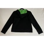 Ralph Lauren  LRL Medium Petite Black Green Trim Long‎ Sleeve Full Zip Jacket Photo 1