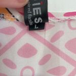 Beachy Wide Sleeve Lightweight Pull On Romper Cover Up with‎ Lace Detail Size L Pink Size L Photo 5