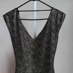 Symphony sz M black gold specked backless mini party dress Photo 1