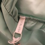 Pinkblush NWT Light Olive Chiffon Cold Shoulder Maternity Evening Gown Photo 7