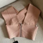 Herve Leger NWT  | Crossover Bandage Bra Top sun beige size XS Photo 5