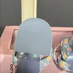 ALDO Barbie x  BarbieParty Collection Blue Logo Platform Sandal Block Heel 10 NEW Photo 12