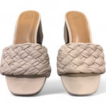 A New Day  Lilac Braided Block Heel Mules Size 7.5 | Trendy Slide Sandals Photo 0