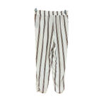 Primark Women's Pants S White Brown Striped Photo 2