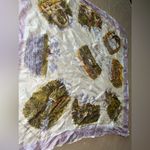 Vintage Souvenir Austria Scarf White Photo 7