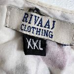 Red Lotus Print Kurti Jacket Dress by Rivaaj Size XXL Photo 4