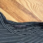 Brandy Melville blue white stripe Short Sleeve Tee Photo 1