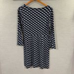 Boden Miriam Jersey Tunic Dress in Navy Parasol Size 12 Umbrella Print Blue Photo 2