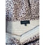 Revolve Majorelle Dress Beige Jade Maxi Cheetah Fit Flare Tiered Smocked Small Tan Photo 3