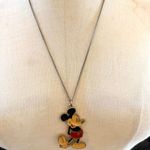 Vintage Walt Disney Productions Mickey Mouse Pendant Necklace Photo 5