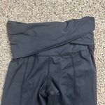 Free People Movement Leggings Size XS Black Crisscross Waist Hang Ten Cropped Photo 4