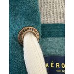 Vintage Aeropostale Full Zip Hoodie Sweatshirt Teal Yellow Number 87 XS Teen Green Size undefined Photo 7