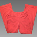 Coral wide leg dress pants sz small Orange Photo 0