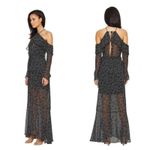 Bec & Bridge Black Stargazer Maxi Dress Size 2 Cut Out Semi Sheer Whimsigoth Photo 16