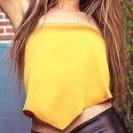 Olivaceous Yellow Gold Bandana Crop Top Photo 0