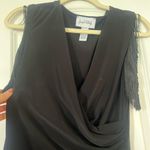 Joseph Ribkoff Fringe black midi dress Photo 1