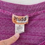 Mudd purple silver metallic dolman 3/4 quarter Photo 68