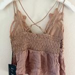 J for Justify  Floral Lace Blouse in Soft Brown size Medium tank top juniors Photo 3
