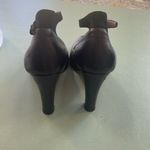 Taryn Rose  Italian designer leather heels Ankle strap Black Euro size 37.5 US 7 Photo 5