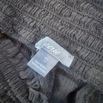 Aerie American Eagle Gauze Wide Leg Beach Pants w Side Slit Size XS Black Photo 9