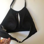 Kona Sol NWT  black halter scalloped swim top small Photo 3