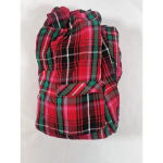 Victoria's Secret  Red Black Plaid 2 Piece Pajama Set Size XL Photo 7