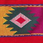 Vintage Orvis Vest Red Multicolored Southwest Woven Geometric Aztec Waistcoat Red Size M Photo 8