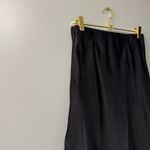 Urban Outfitters Eddy Satin Midi Skirt Black Photo 6