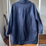 COS  navy blue wool cashmere coat size 8 Photo 5