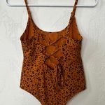 Orange leopard bodysuit Photo 2