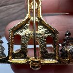 Darlene Church With Rhinestone Christmas Trees Brooch Pin Two Tone Gold Photo 7