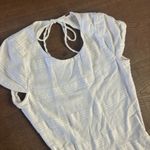 Free People  meika white backless cutout mini dress Photo 3