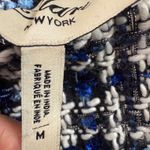 Charlotte Ronson New York Tweed Shorts Skirt Blue White Black Womens Medium Photo 3