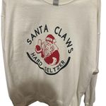Gildan White Santa Claws Sweatshirt Photo 0