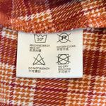 Brandy Melville  Mini Skirt Plaid Red Orange Casual‎ Party Size XS-S Stretch Photo 5