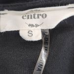 Entro  Black Babydoll Dress with Swiss Dot Pattern Size Small Black Mini Dress Photo 5