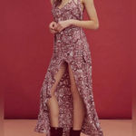 For Love & Lemons paisley high low slip maxi dress swim coverup summer vacay Photo 4