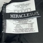 MiracleSuit  Crossover‎ With Mesh One Piece Swimsuit Womens SZ 10 Swim Black NWOT Photo 3