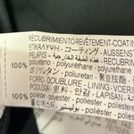 ZARA  Black Faux Vegan Leather Long Puff Sleeve Belted Mini Wrap Dress Size S Photo 4